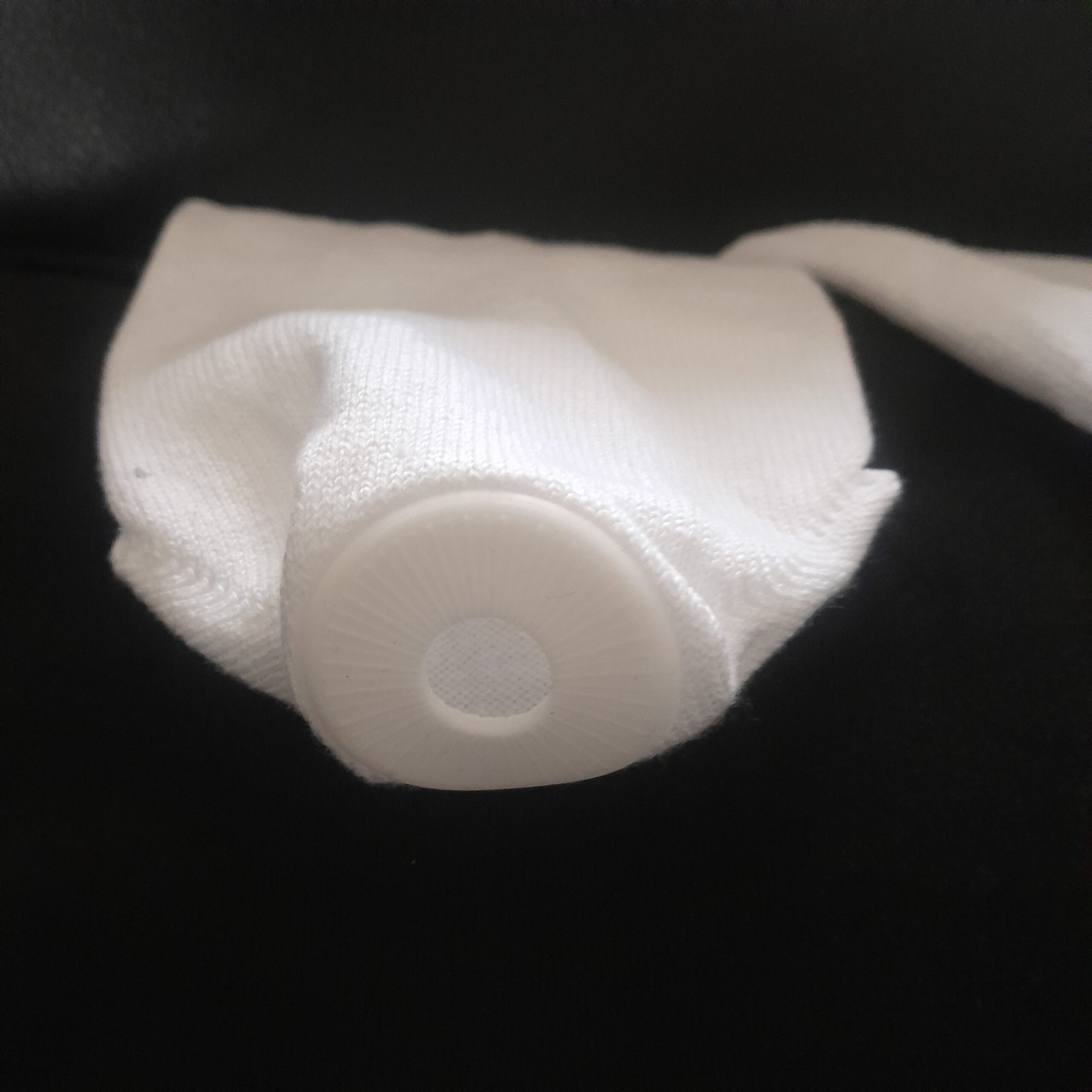 CozMedix BK Amputee Stump Sock CLASSIC COTTON THIN Soft with SILICONE PIN-HOLE, 80% Cotton - BOIL PROOF - Image 3