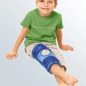 Children's Classic 3-Panel Knee Joint Immobilisation Brace / Orthosis at 0° - Universal for Left and Right - Universal for Left and Right