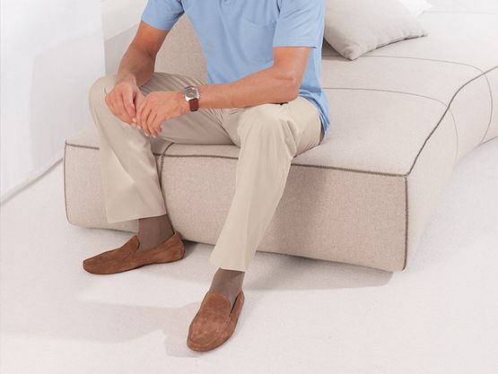 JOBST® for Men Ambition - Stylish Men's Below Knee Compression Socks with Cotton & Carbon - Closed Toe RAL Ccl 1 & Ccl 2 - Image 3
