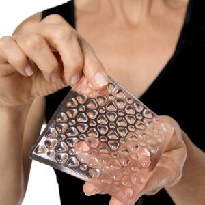 Lymph Flow Pressure Pad 100% Medical Silicone with Textured Surface - for Mild Lymphoedema, Loosening Fibrosis and Scar Therapy