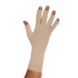Flat Knit Ready-Made Lymphoedema Glove with Fingers for Lymphoedema & Oedema of the Hand and Fingers by MAINAT