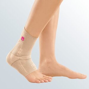 Levamed Ankle Support with Integrated 3D Silicone Pads & Class 2 Compressive Knitted Fabric to Reduce Swelling