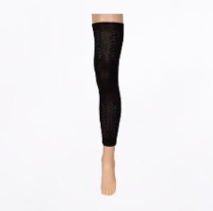 Orthosis / Brace Underliner Stocking Footless 60% Cotton - Laminated Outer Silicone to Prevent Slipping - Cushioning for the Leg