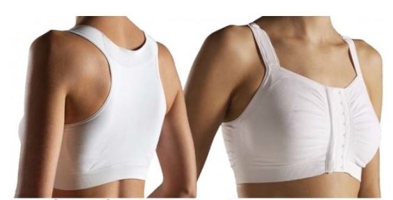 Post-Mastectomy Bra - Provides Firm Compression Level 2 to Support Surgical Site & Assist Drainage - Image 2