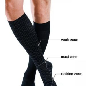 Sigvaris Active MASCULINE (JAMES) Compression Socks for Men Closed Toe - Ccl 2 (23-32mmHg) RAL