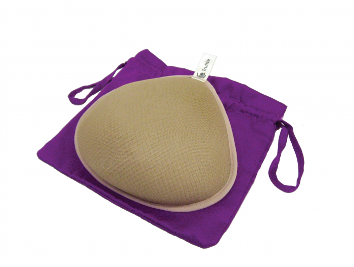 Trulife ACTIVE-FLOW 630 Lightweight Leisure Breast Form with Monoprene Beads - Symmetrical Triangle