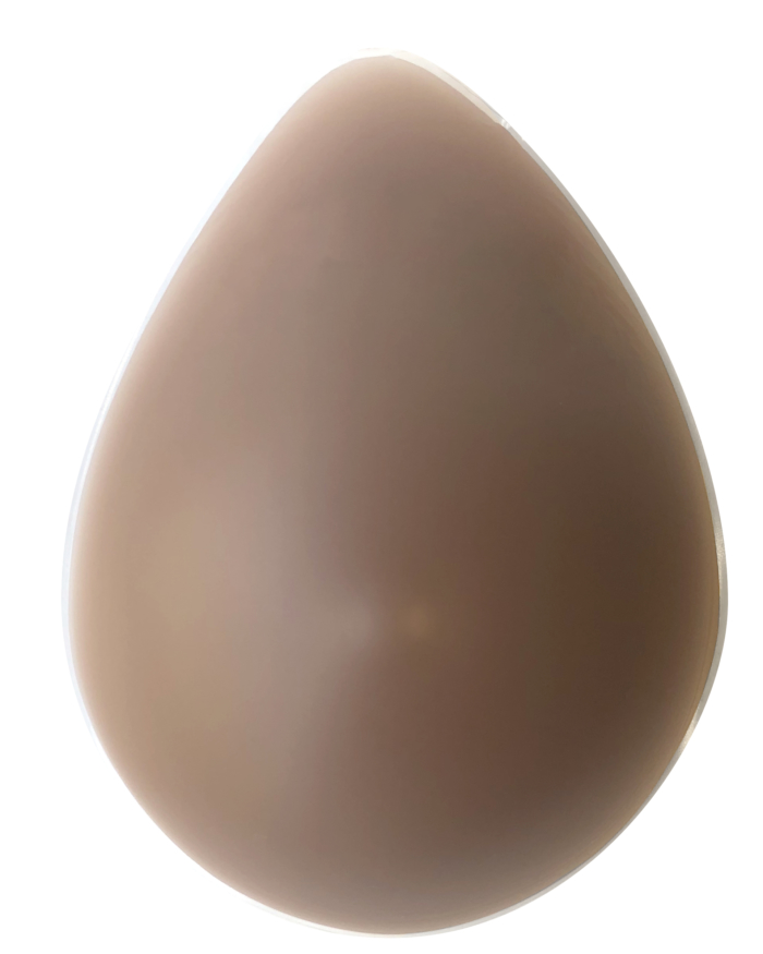 Trulife PARTIAL TEARDROP ENCORE 356 Symmetrical Silicone Breast Form for Dark/Brown Skin - Partial to Moderate Coverage