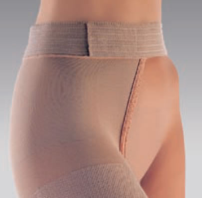 Sigvaris ESSENTIAL THERMOREGULATING (Cotton) Thigh Length with Waist Attachment Open Toe Ccl 1, Ccl 2 & Ccl 3 RAL