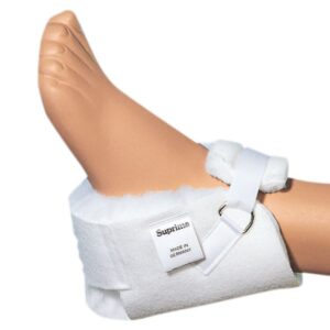 Heel Protector with D Ring & Velcro Fastening Polyester for Bed-Bound Patients