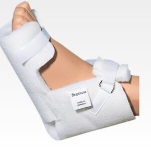Compact Heel Protector with D Ring, Velcro Fastening & Front Foot Section Polyester for Bed-Bound Patients