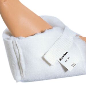 Heel Protector with Elasticated Velcro Fastening Polyester for Bed-Bound Patients